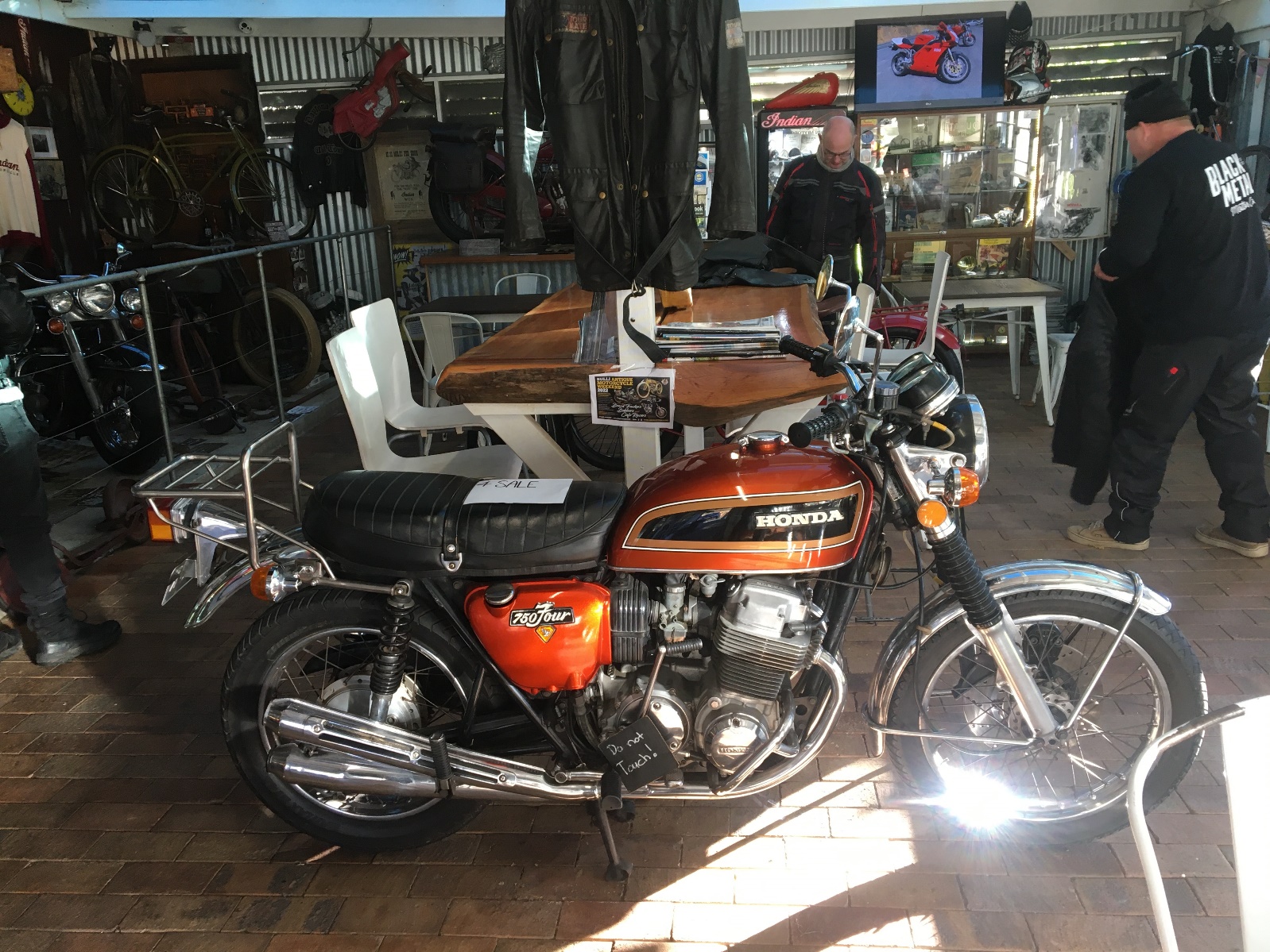 A motorcycle on display Description automatically generated with medium confidence